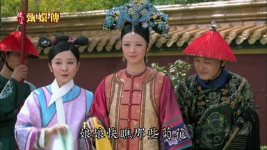 娘娘快瞧那些菊花